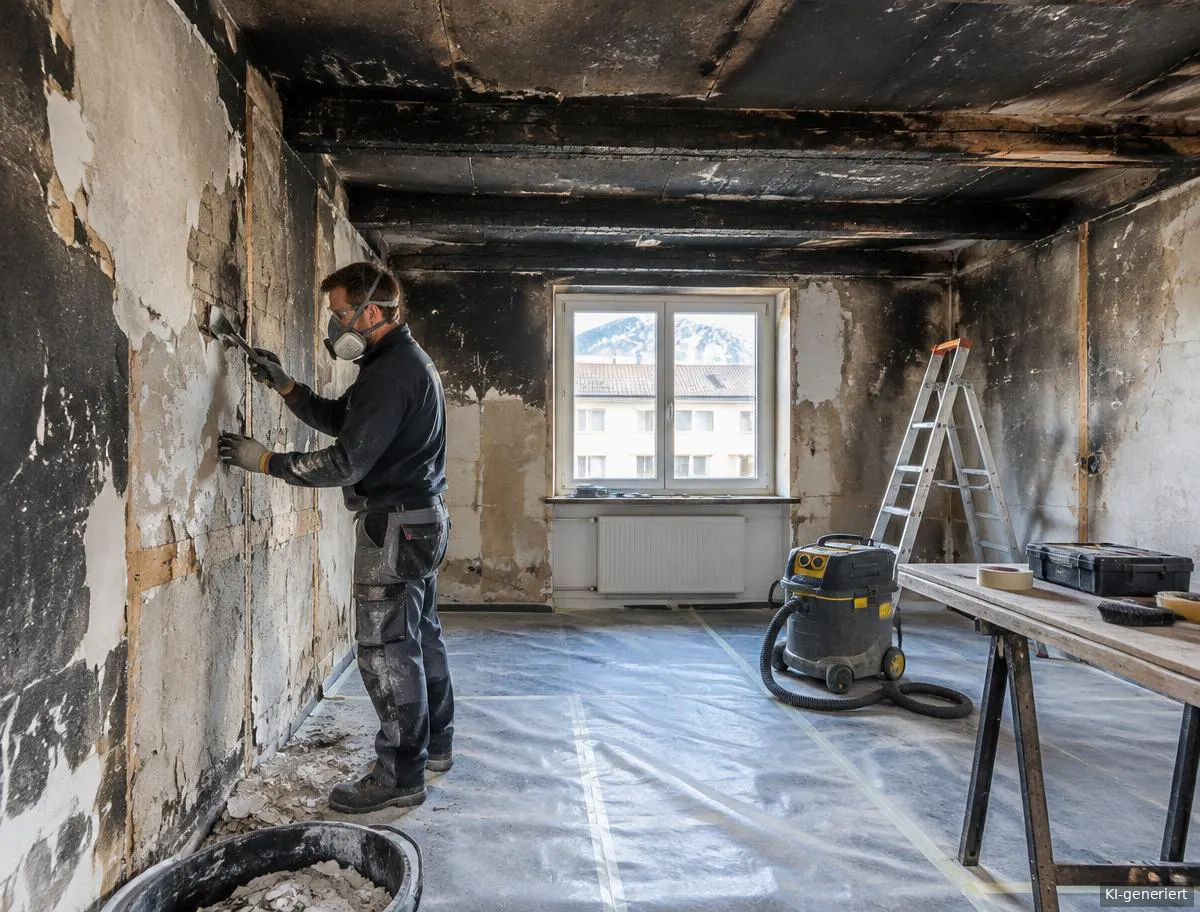 brandundwasserschaden.at – Rückbau nach Brandschaden in Niederösterreich